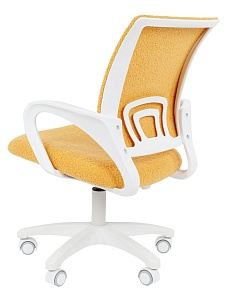 Детское компьютерное кресло CHAIRMAN KIDS 103 LT, ткань букле barni, лимоне, пластик белый